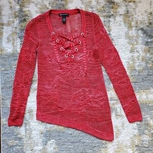 INC Metallic Thread Sweater